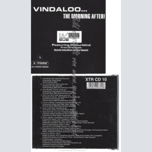 CD--Sub-Urban Soul,   Colourblind.  //Vindaloo..the Morning after