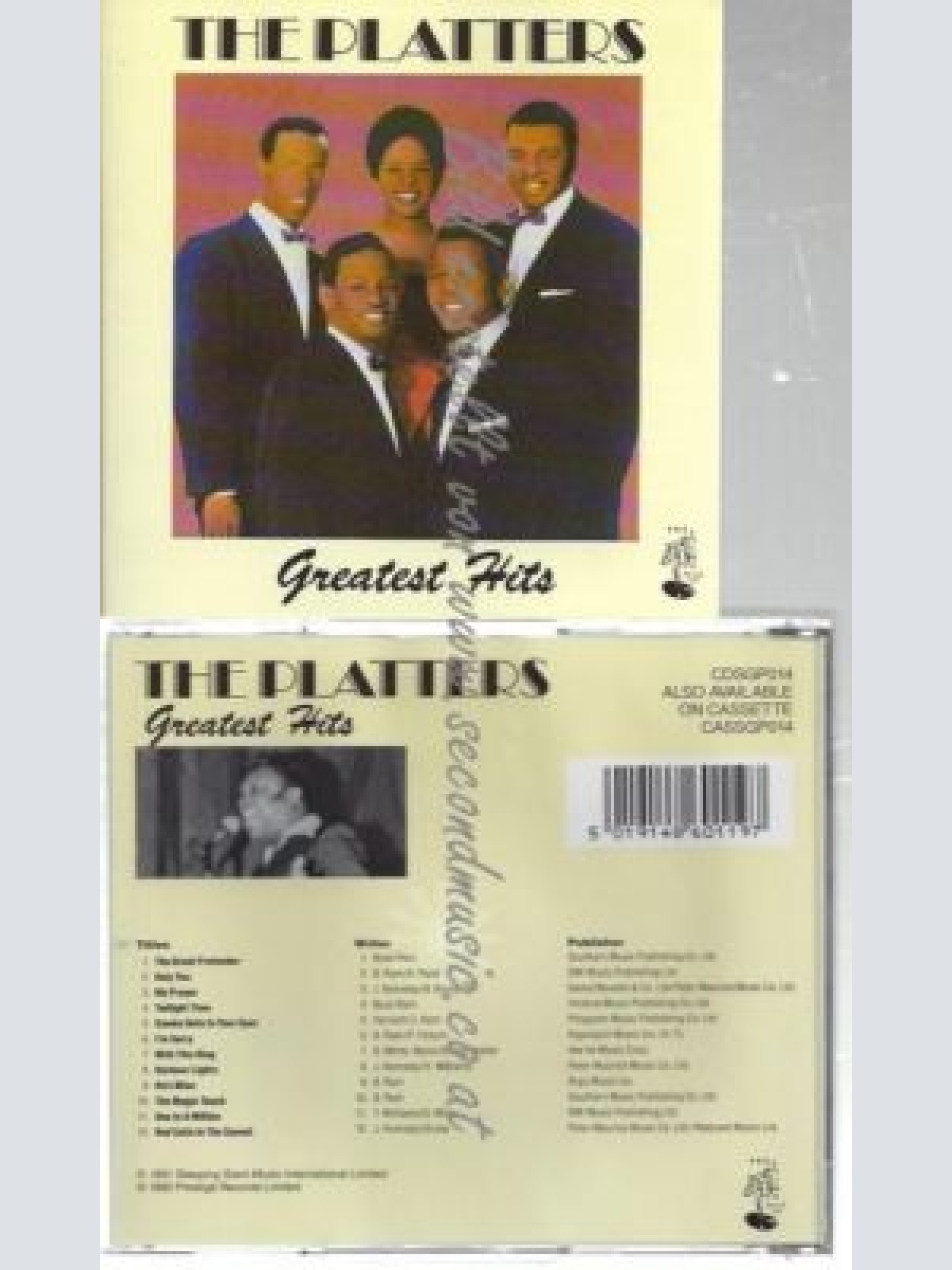CD--THE PLATTERS--    THE PLATTERS GOLDEN HITS -BLUEST COLLECTION-