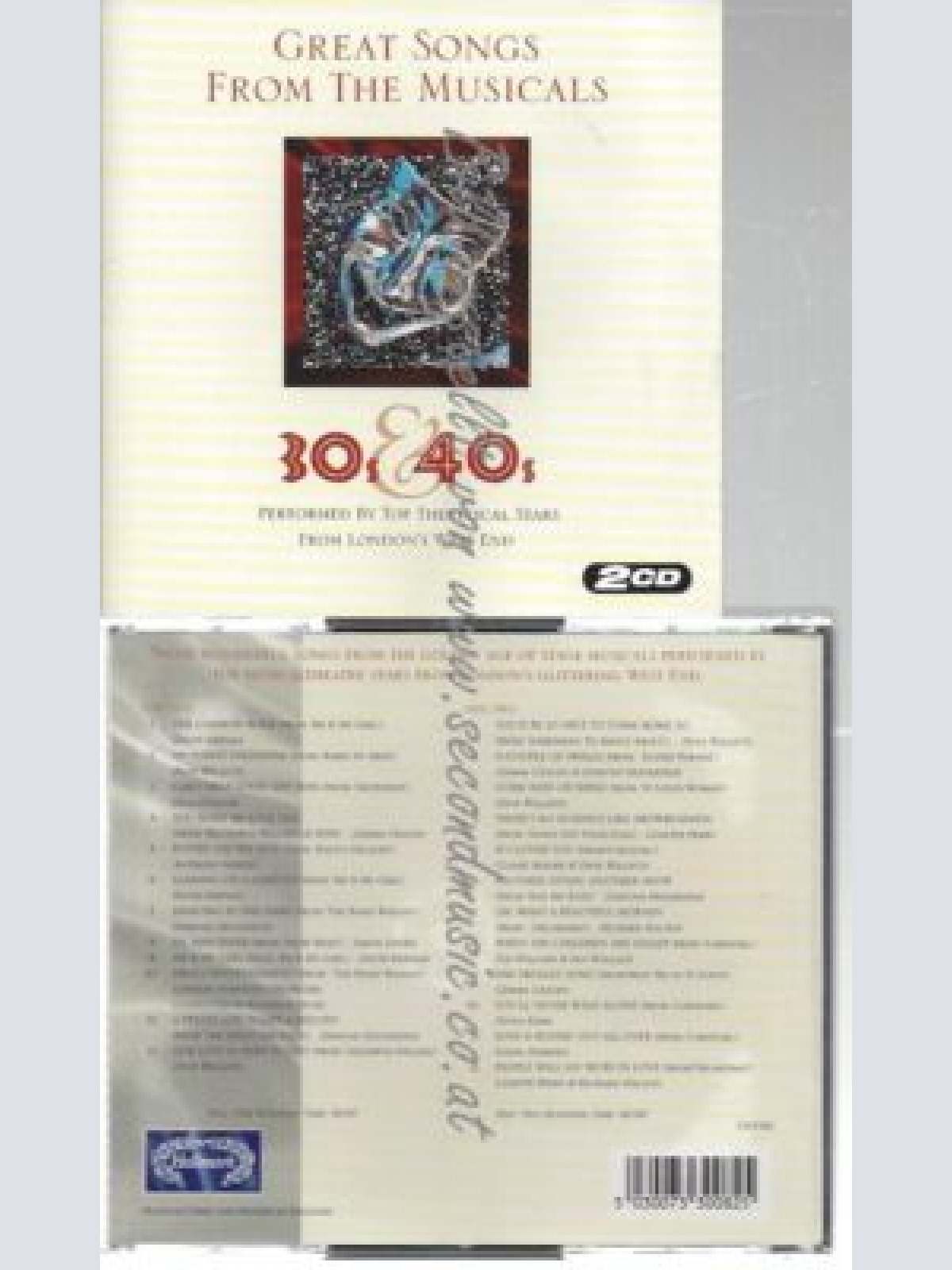 CD--VARIOUS ARTISTS--    GREAT SONGS FROM THE MUSICALS 30'S & 40'S