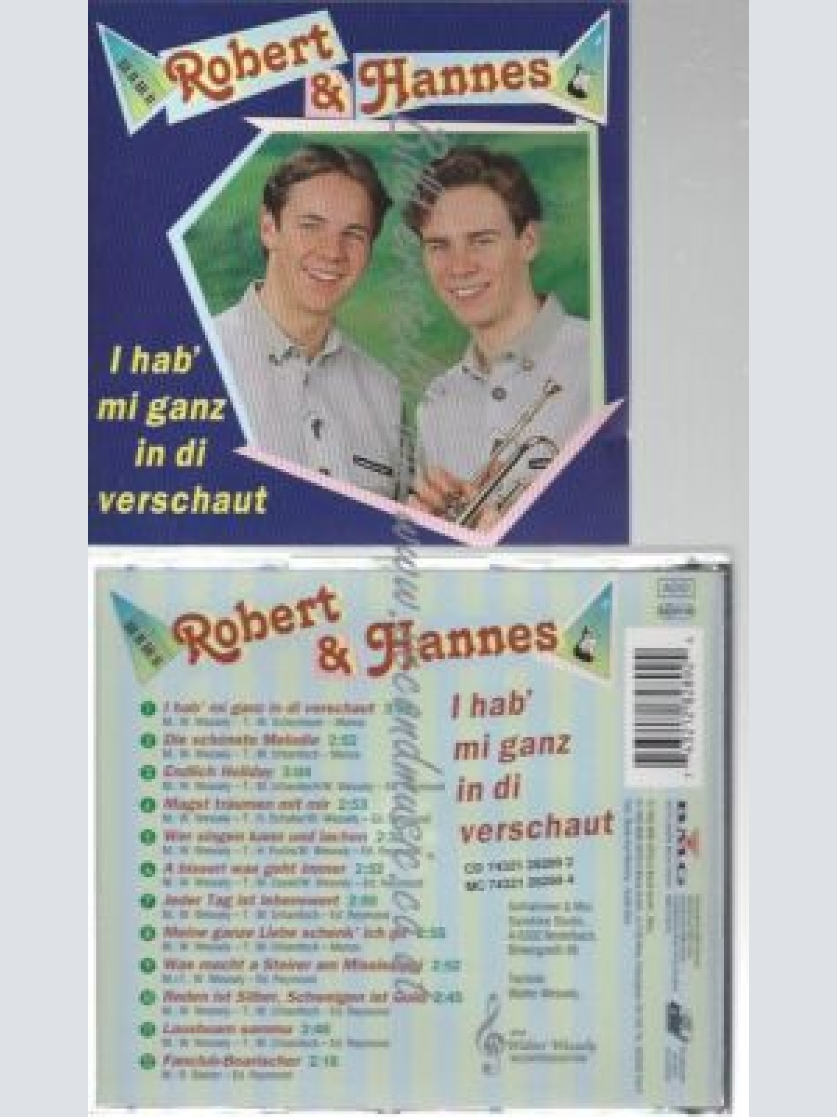 CD--ROBERT & HANNES--    I HAB MI GANZ IN DI VERSCHAUT