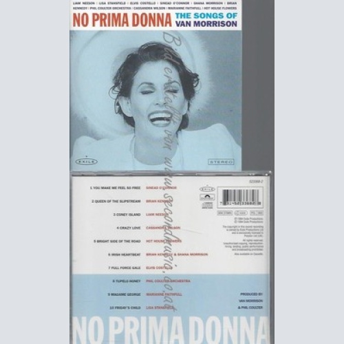 CD--VARIOUS ARTISTS--NO PRIMA DONNA-TRIBUTE-THE SONGS OF VAN MORISON