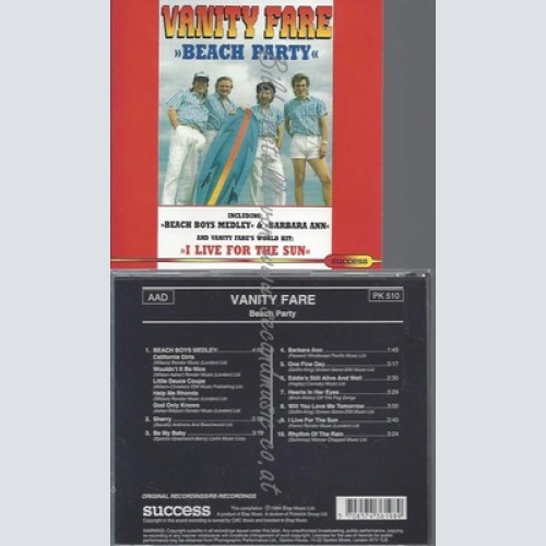 CD--VANITY FARE--BEACH PARTY