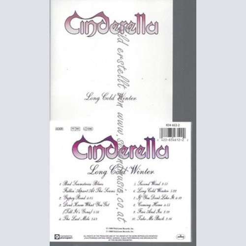 CD--CINDERELLA--LONG COLD WINTER