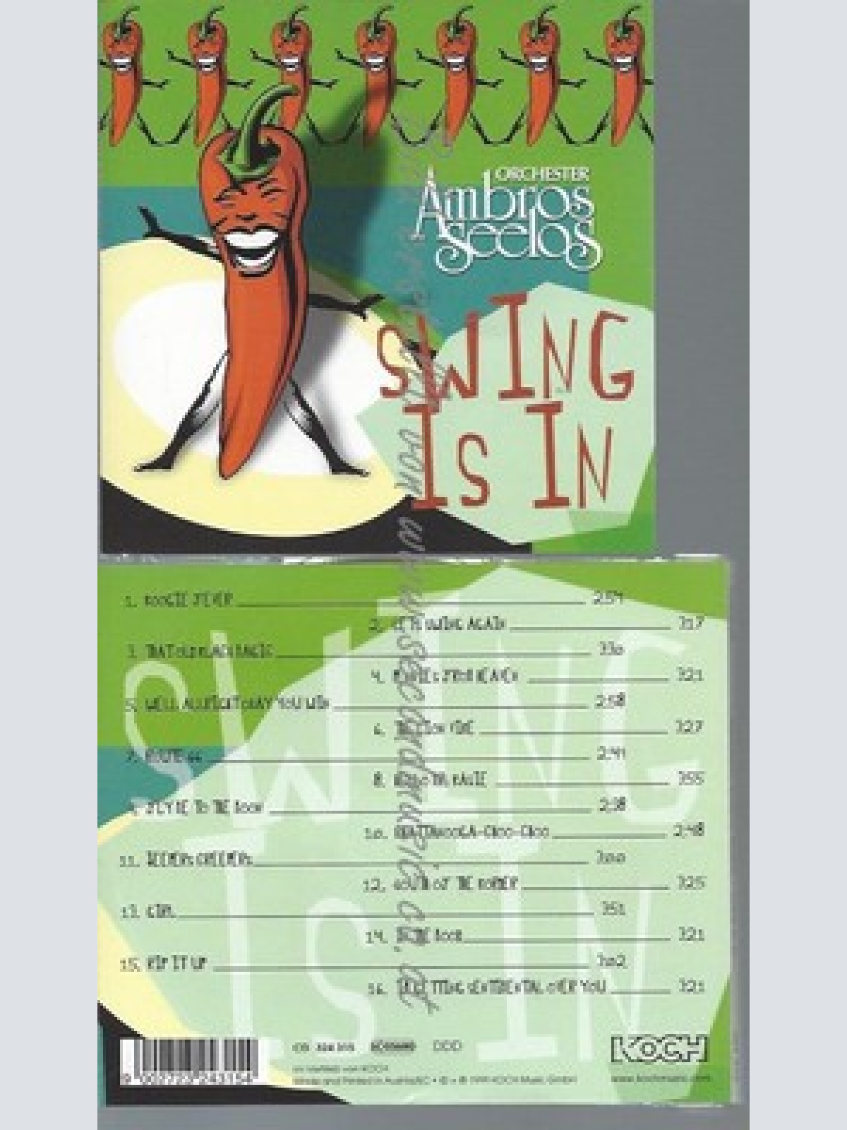 CD--SEELOS,AMBROS ORCHESTER--SWING IS IN