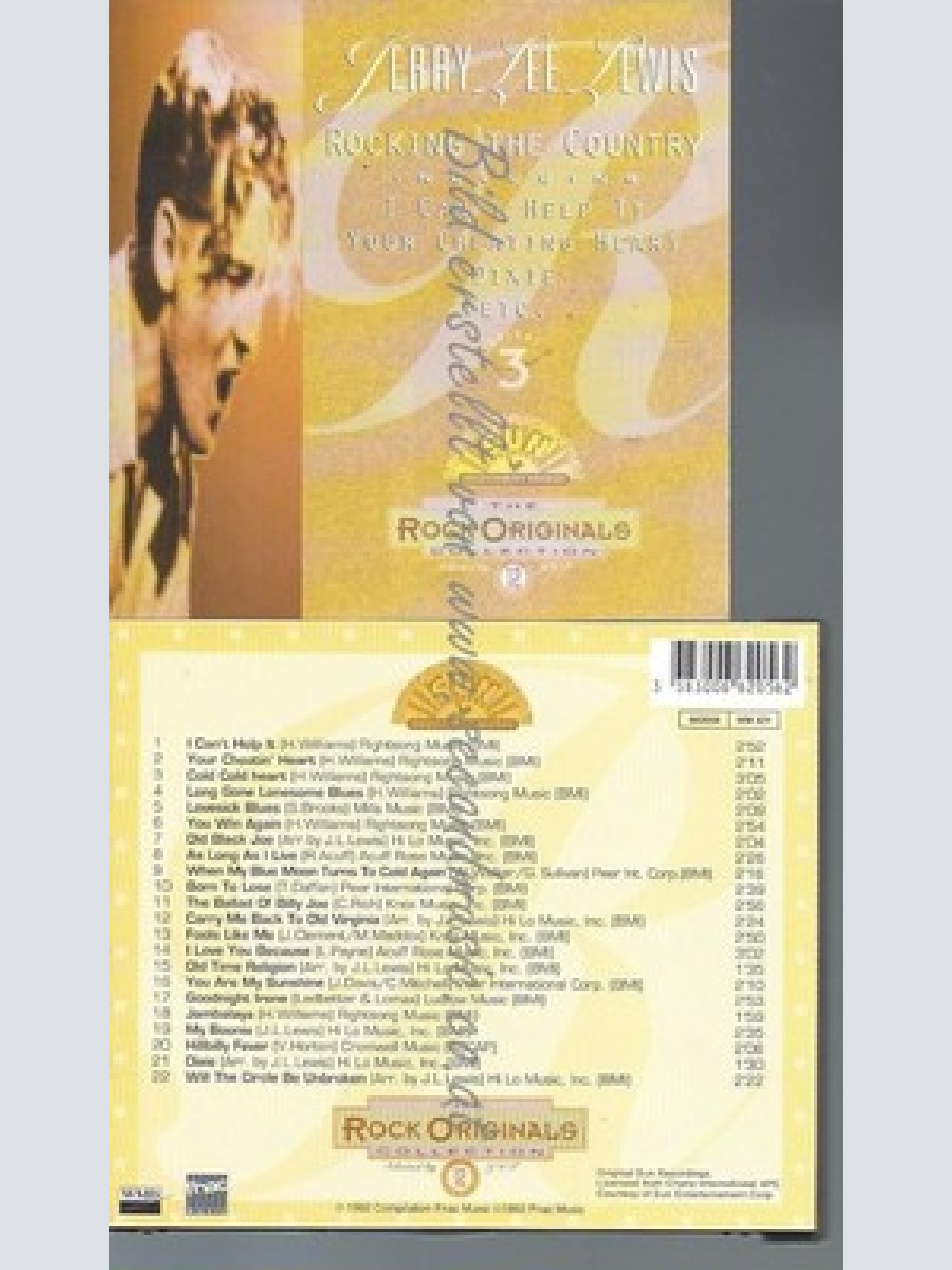 CD--JERRY LEE LEWIS--ROCKING THE COUNTRY