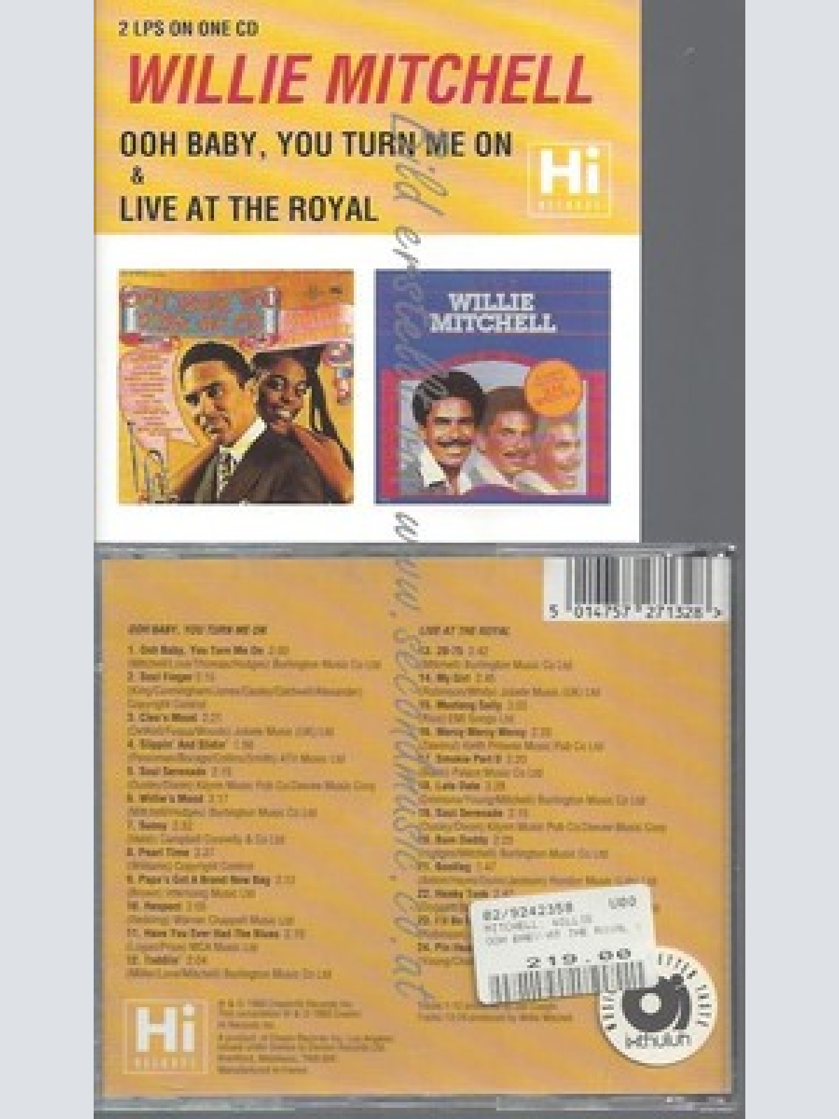 CD--IV | IMPORT/ WILLIE MITCHELL--OOH BABY YOU TURN ME ON