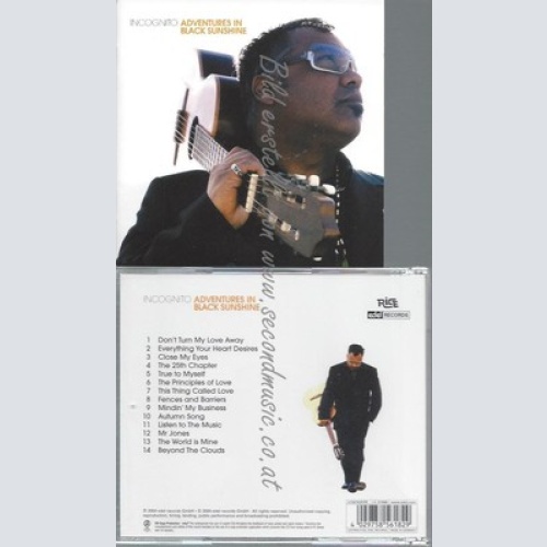 CD--INCOGNITO--ADVENTURES IN BLACK SUNSHINE