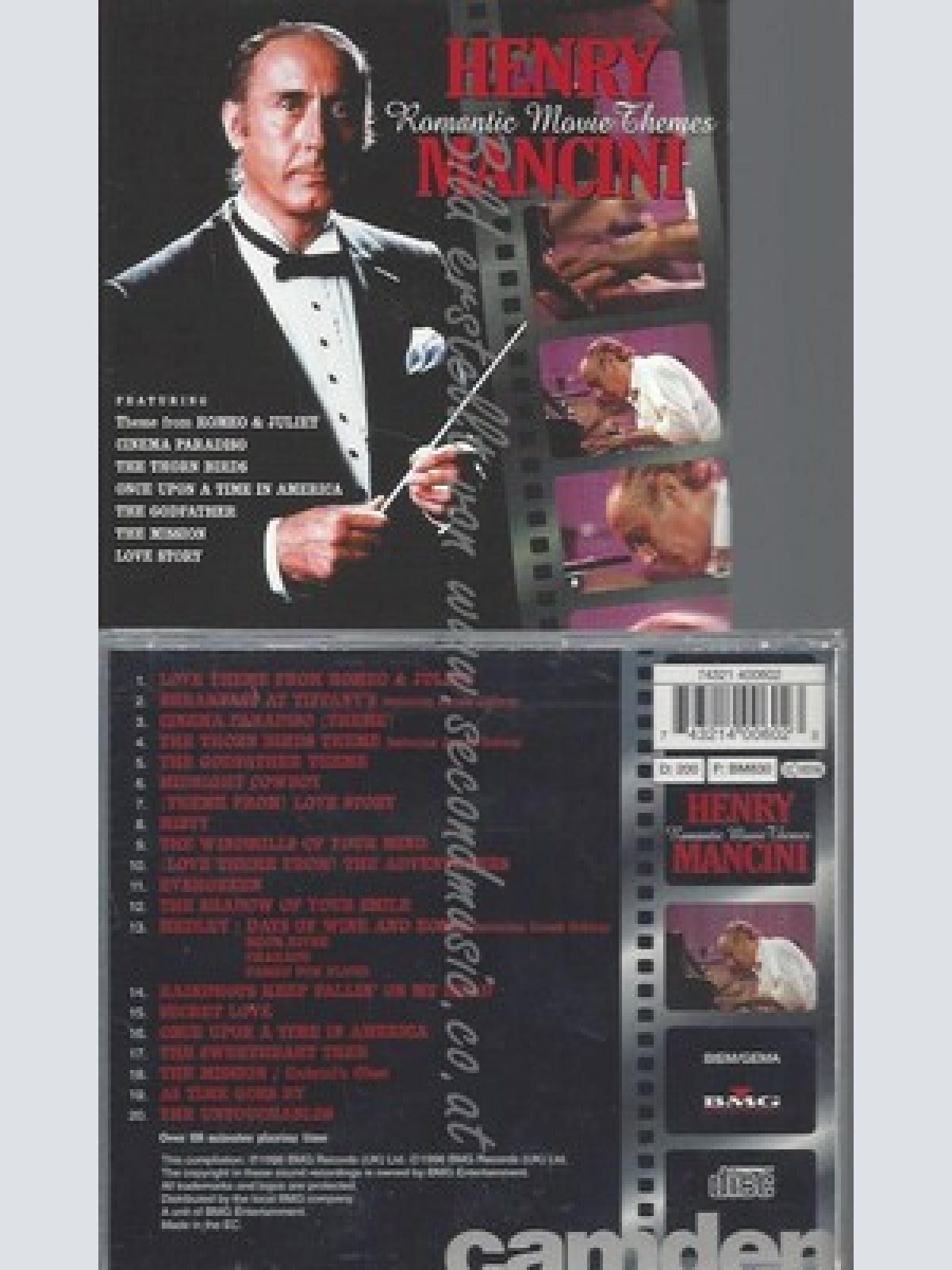 CD--HENRY MANCINI--ROMANTIC MOVIE THEMES