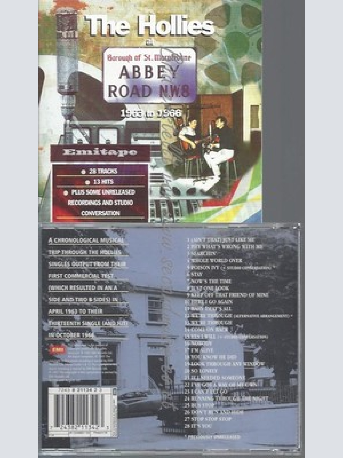CD--HOLLIES--AT ABBEY ROAD 1963 TO 1966