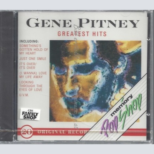 CD--GENE PITNEY--GREATEST HITS -20 TRACKS, ON CBS-