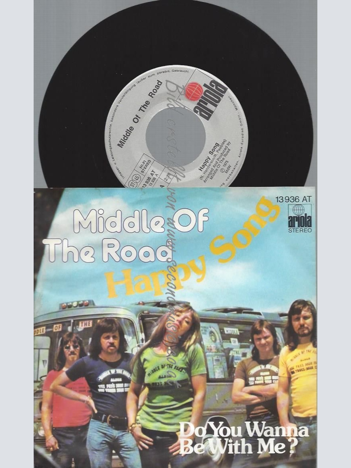 7"  Middle Of The Road  Happy Song