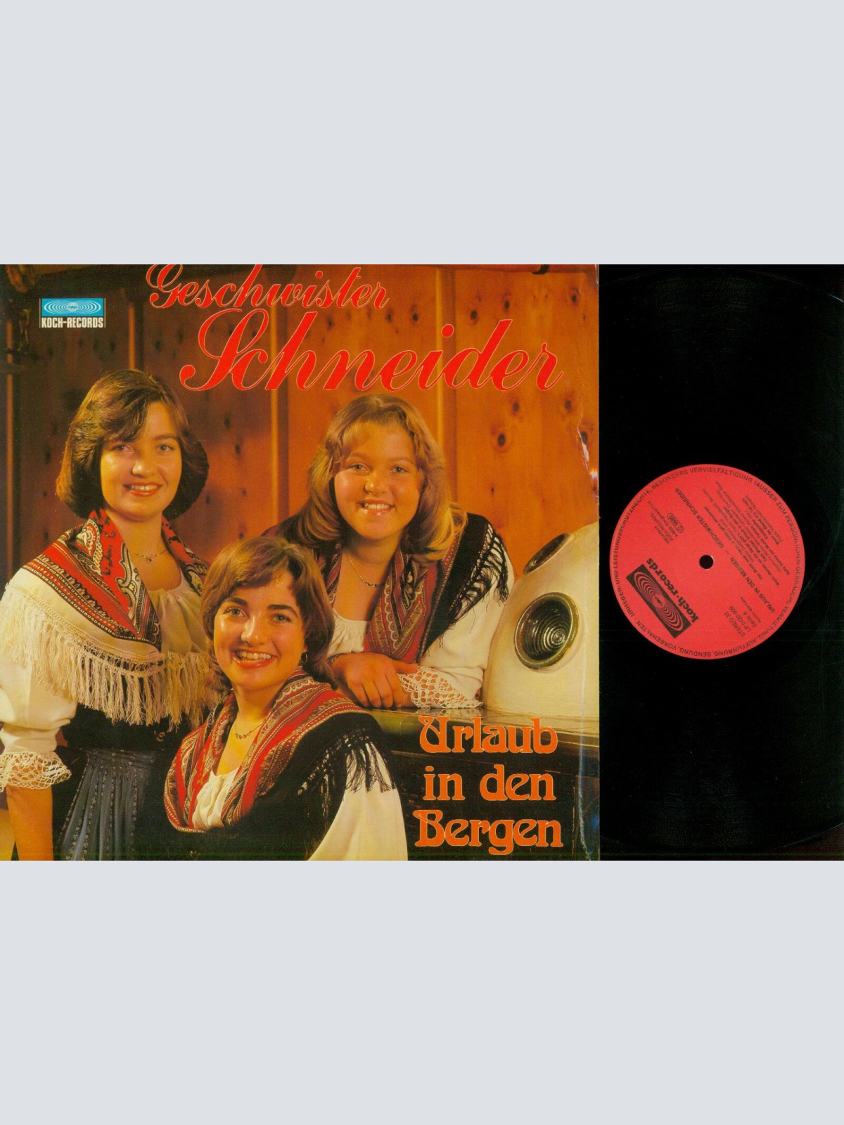 LP--Geschwister Schneider  -- Urlaub in den Bergen    // NM