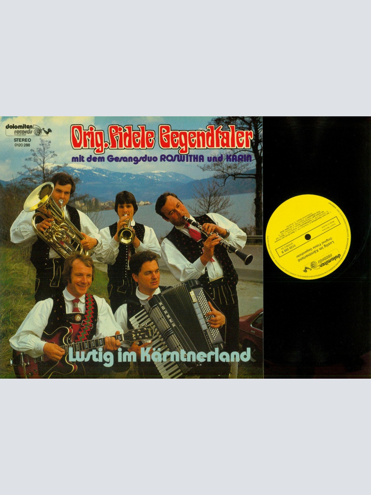 LP--Orig. Fidele Gegendtaler -- Lustig im Kärntnerland  // NM