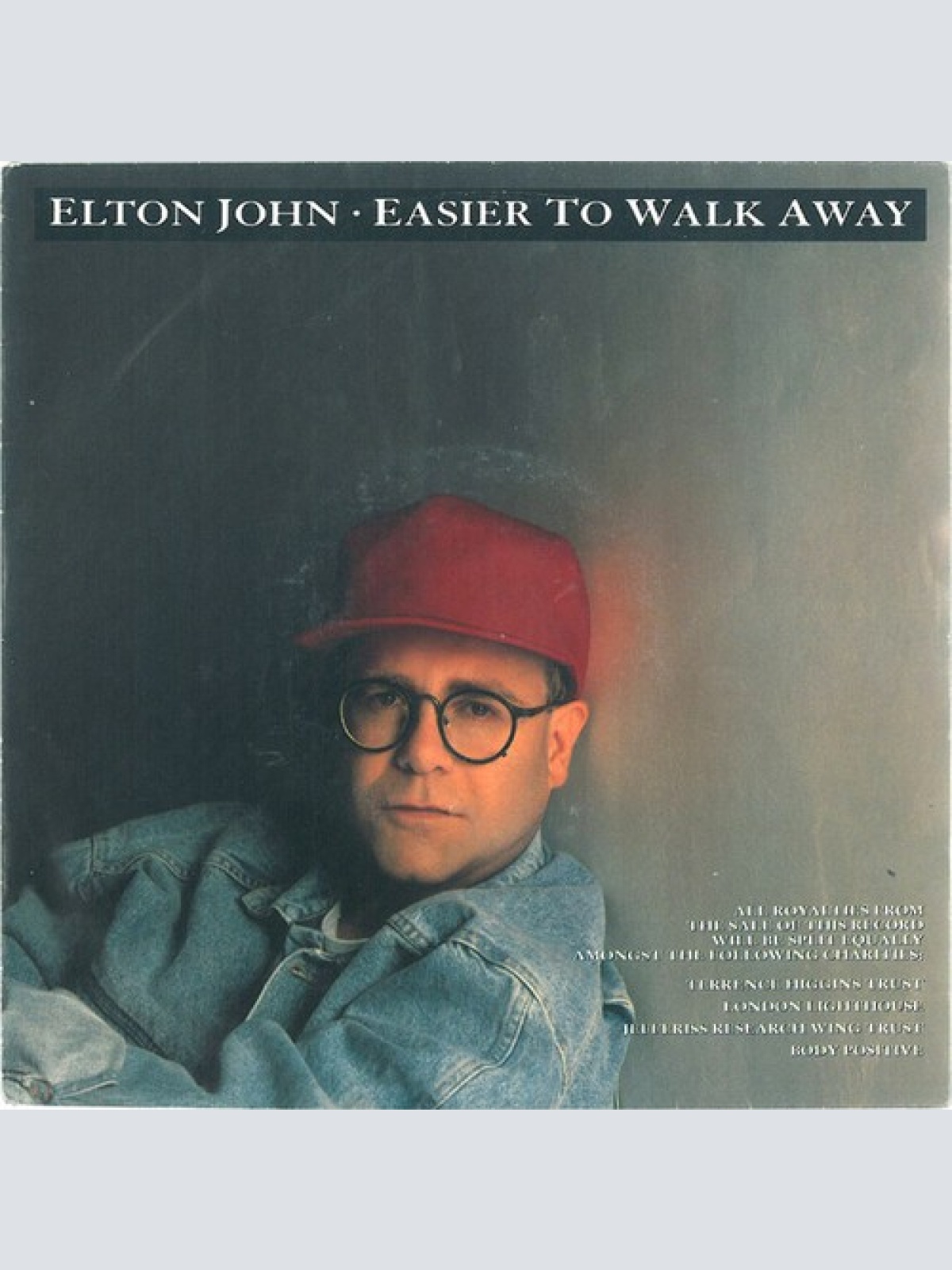 7", Single Elton John - Easier To Walk Away