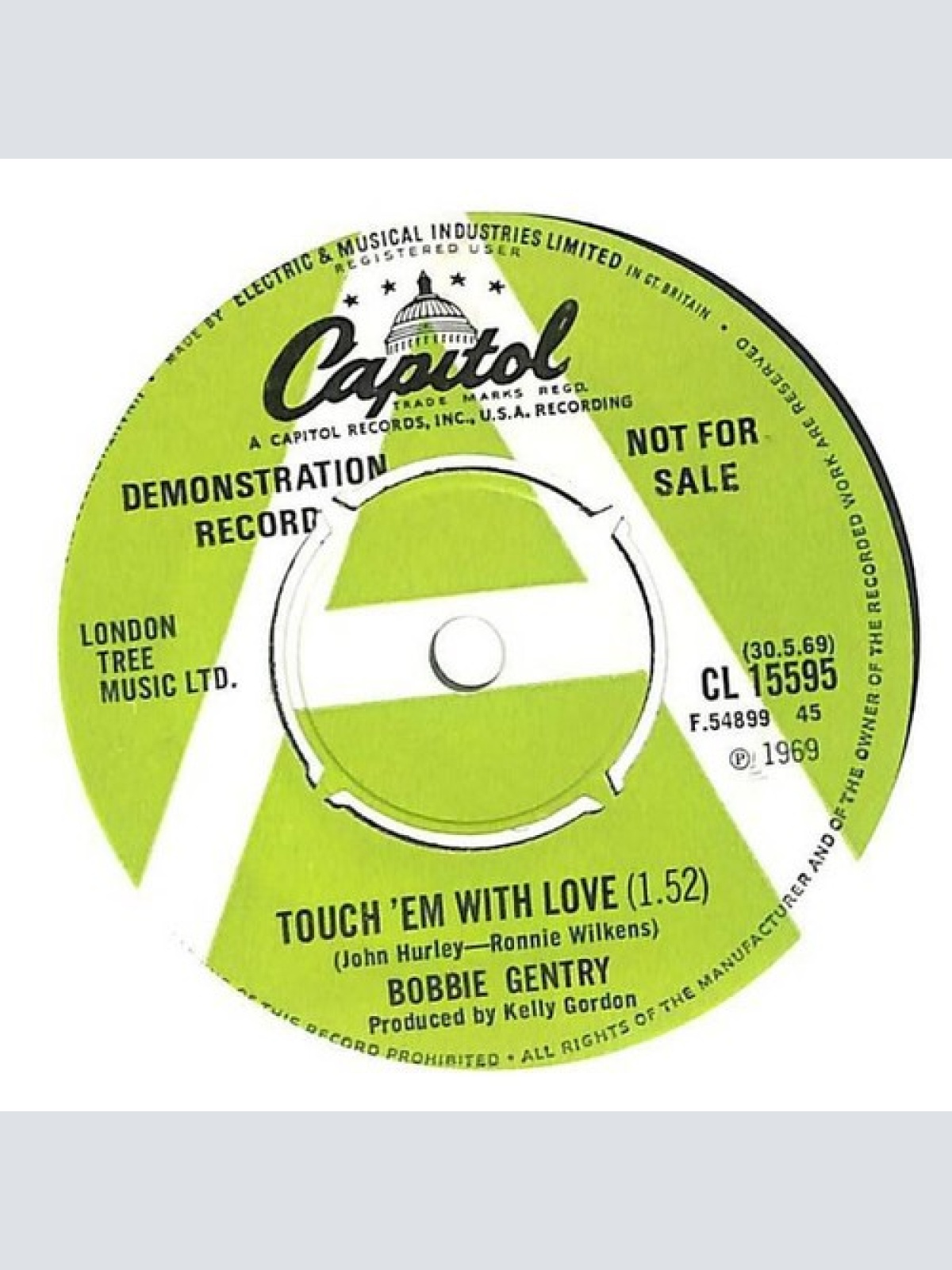 7", Single, Promo Bobbie Gentry - Touch 'em With Love