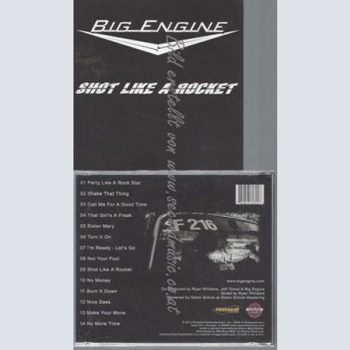 CD--BIG ENGINE--SHOT LIKE A ROCKET