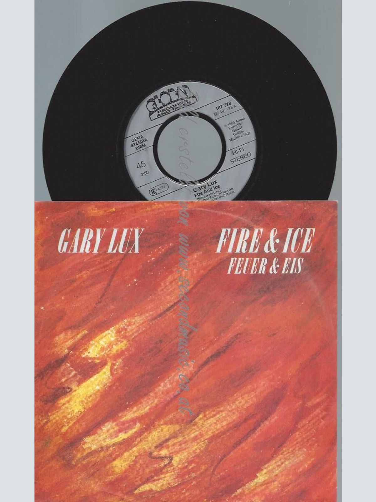 7"   Gary Lux  Fire & Ice