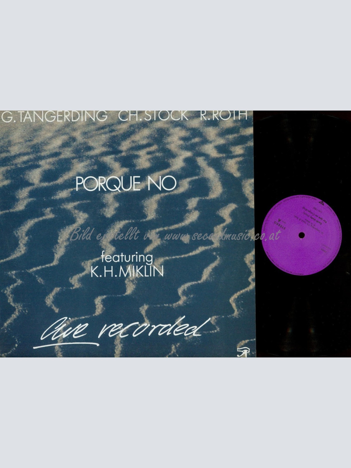 LP--G TANGERDING // CHRISTIAN STOCK // RUDOLF ROTH // KARL HEINZ MIKLIN // LIVE