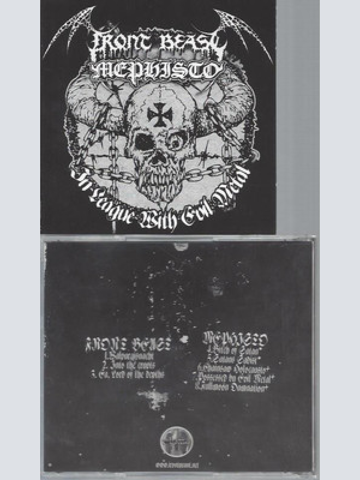 CD- Front Beast / Mephisto  – In League With Evil Metal