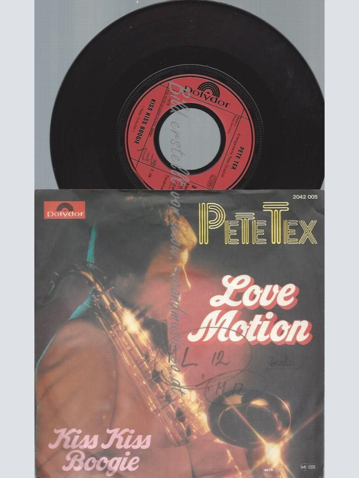 7"  Pete Tex – Love Motion