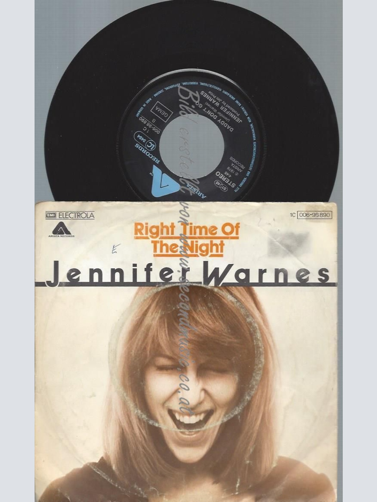 7"   Jennifer Warnes – Right Time Of The Night