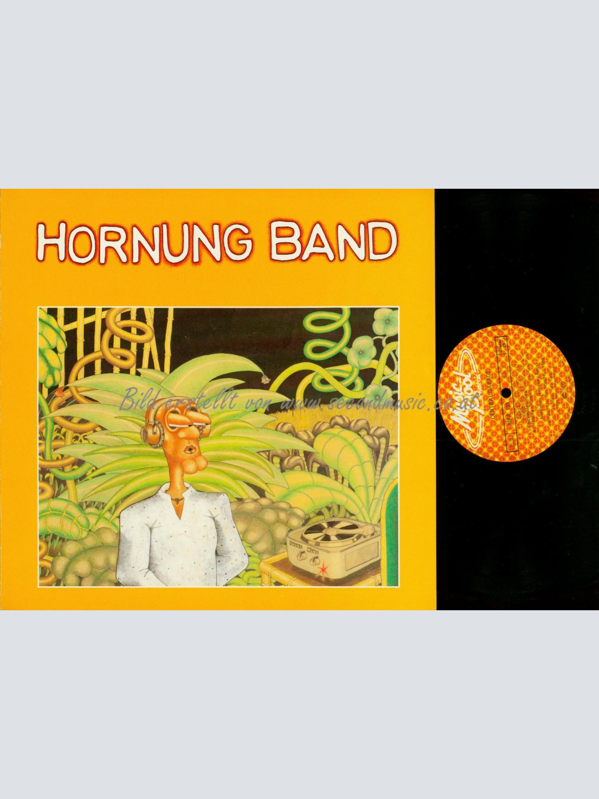 LP--CENTRAL GARAGE KARHEINZ HORNUNG BAND // MPA 135