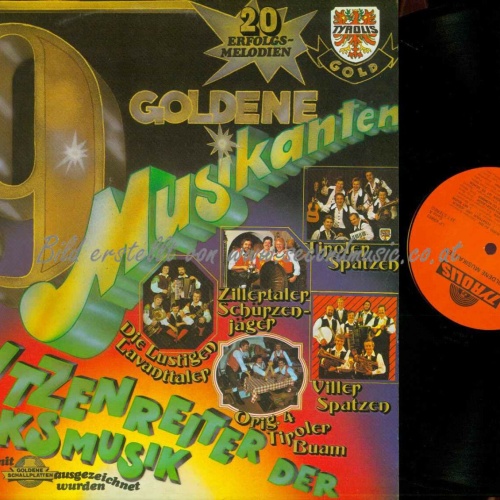 LP-- 9 Goldene Musikanten -- Tiroler Buam -Lavanttaler / NM