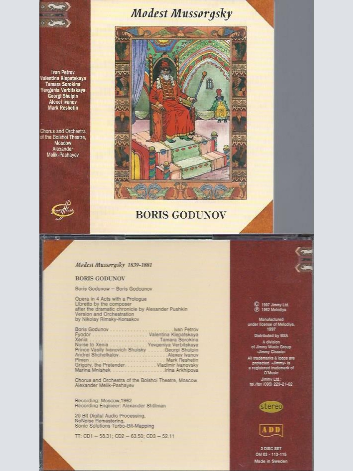 CD- Boris Godunov // Modest Mussorgsky