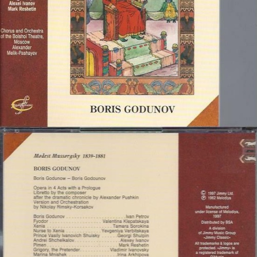 CD- Boris Godunov // Modest Mussorgsky
