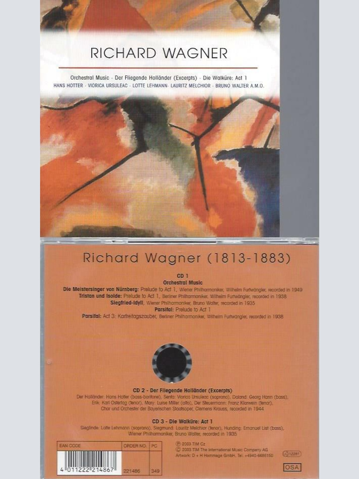 CD-Richard Wagner 3CD Orchestral Music
