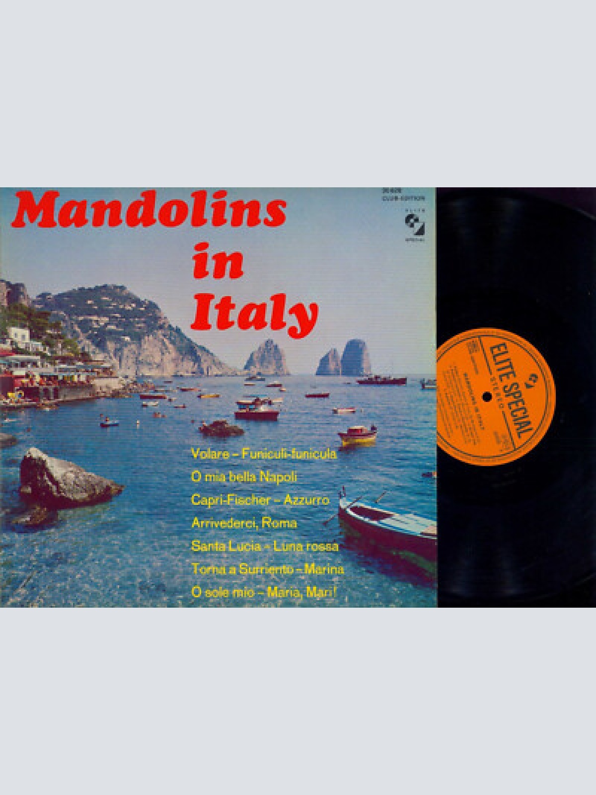 LP--Das Orchester Claudius Alzner – Mandolins In Italy