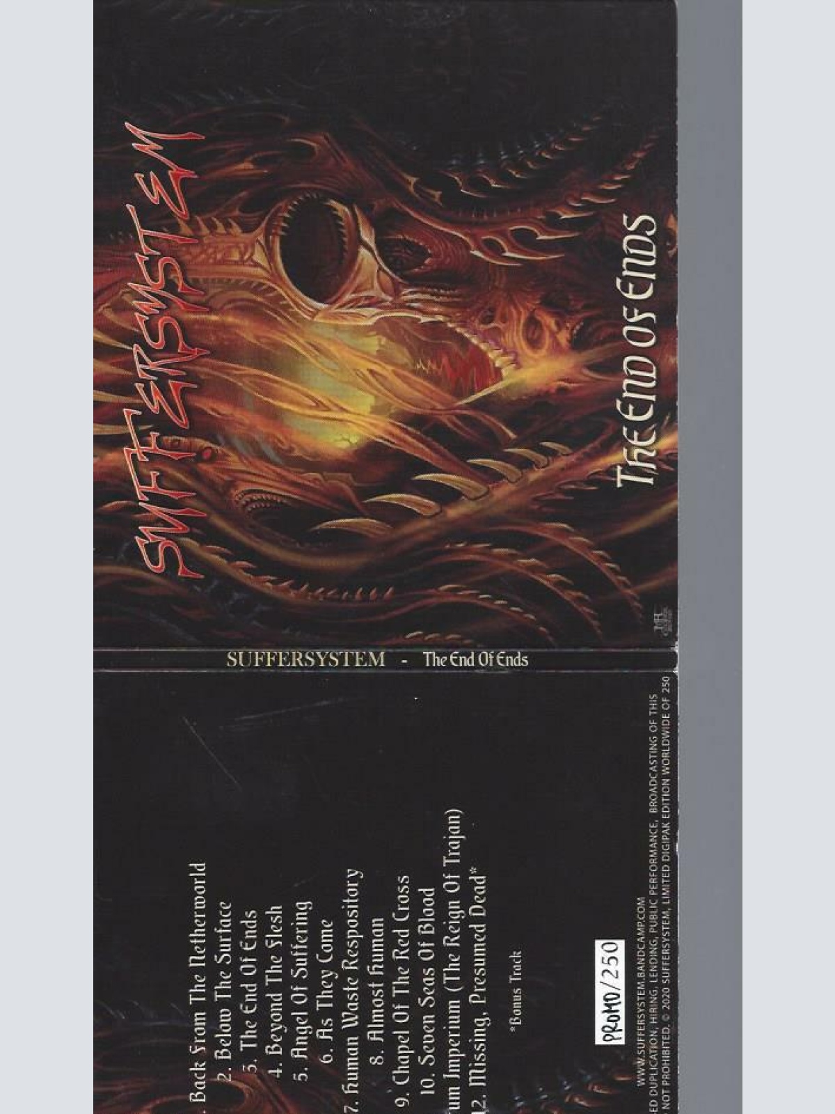 CD-  Suffersystem – The End Of Ends / Limited Edition, Numbered, Digipak