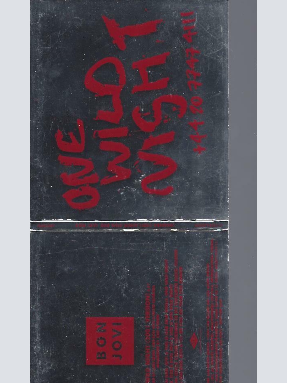 CD--  Bon Jovi  One Wild Night  //    Promo