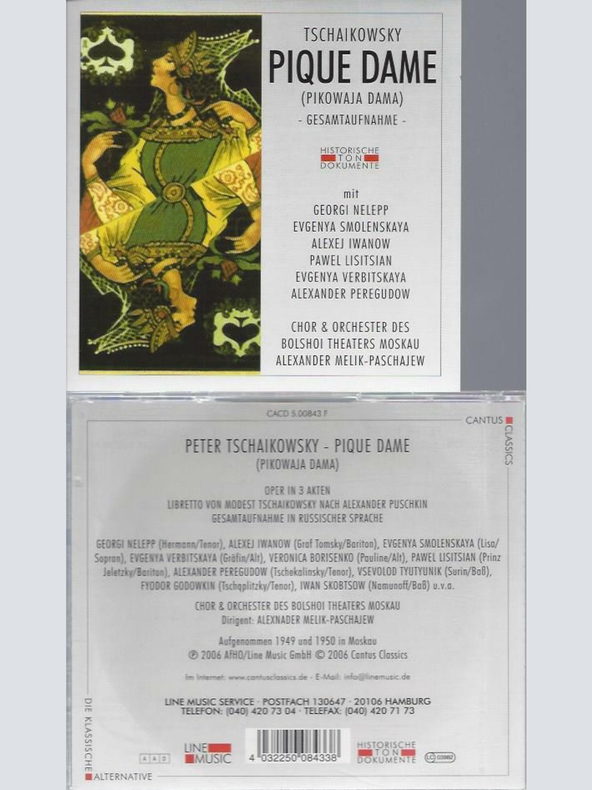 CDTschaikowsky Pique Dame