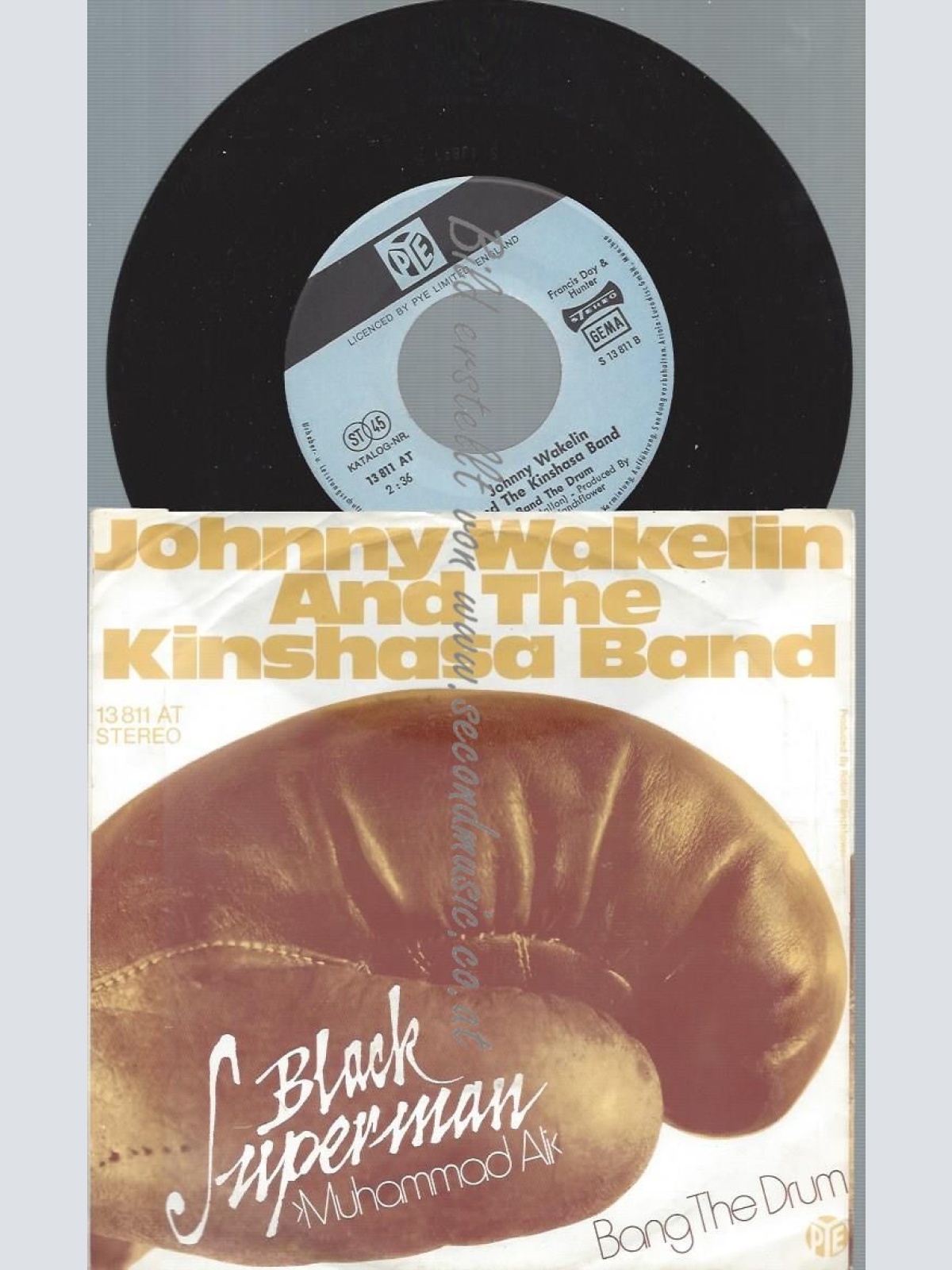 7"    Johnny Wakelin & The Kinshasa Band – Black Superman