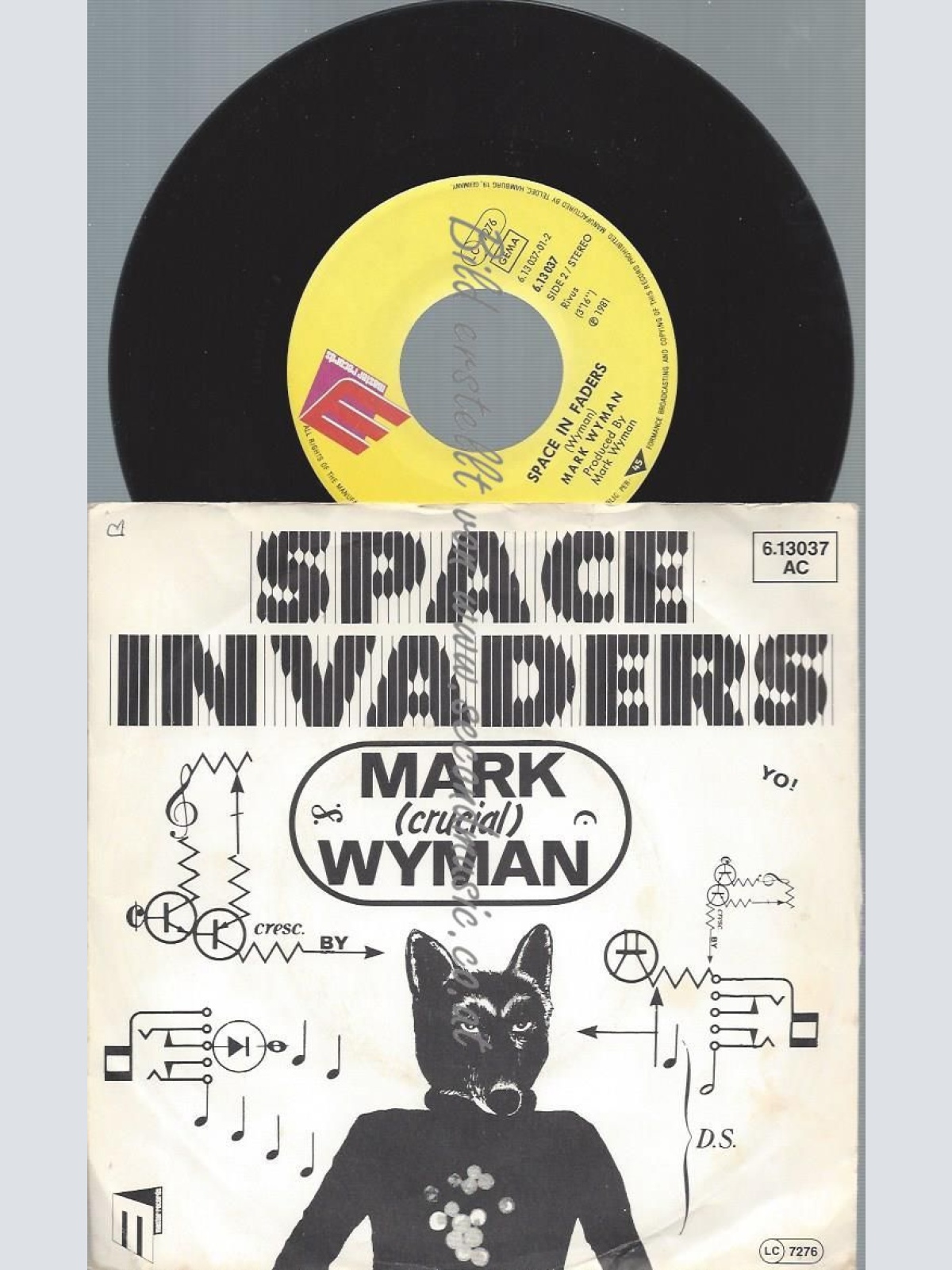 7"    Mark Wyman   Space Invaders