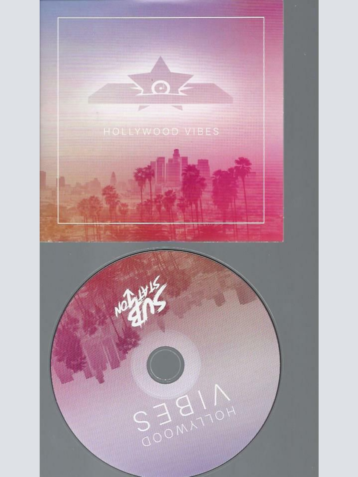 CD-- HOLLYWOOD VIBES SUB STATION // CARDSLEEVE  // 10 TRACKS
