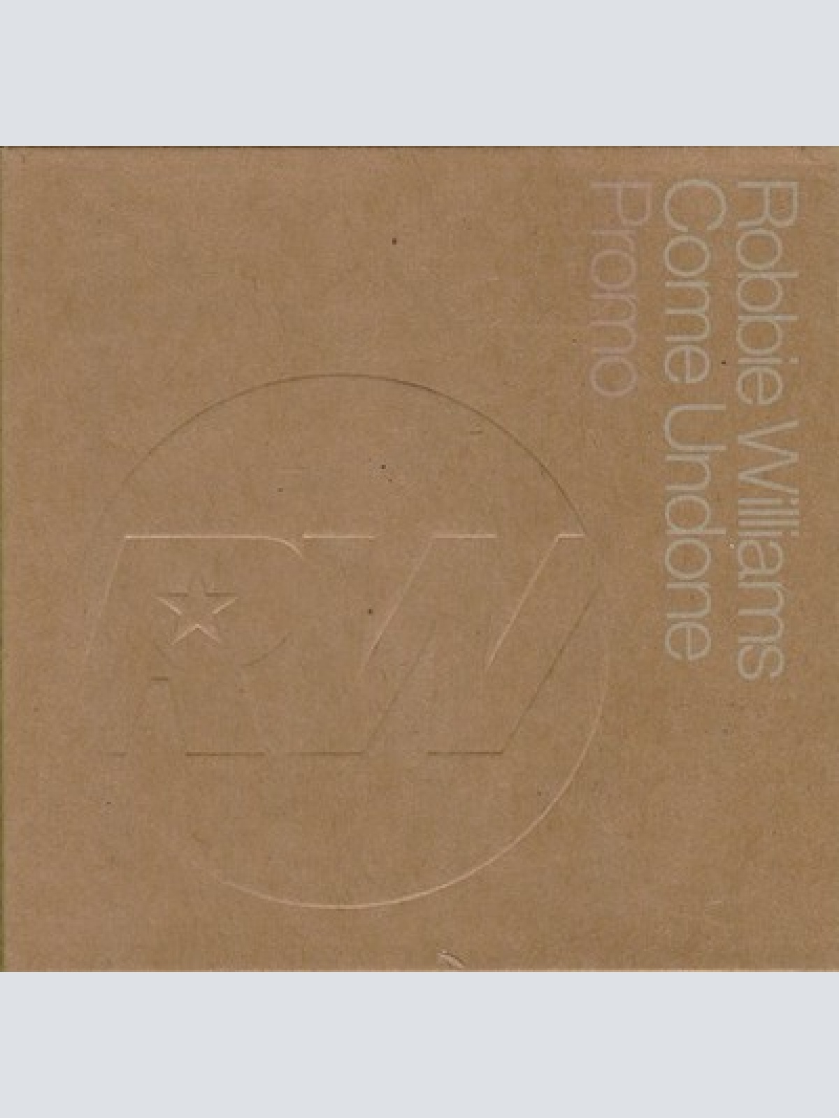 CD, Single, Promo Robbie Williams - Come Undone