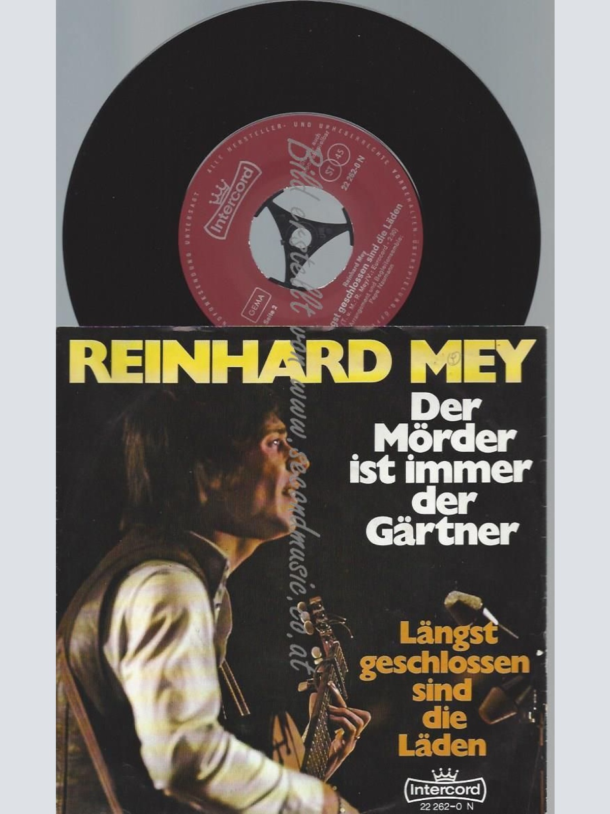 7"   Reinhard Mey  Der Mörder Ist Immer Der Gärtner