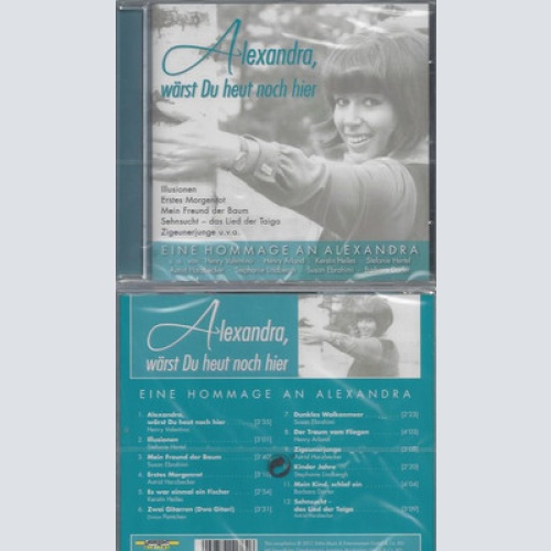CD--NEU---ALEXANDRA--WÄRST DU HEUT NOCH HIER--MEIN FREUND DER BAUM