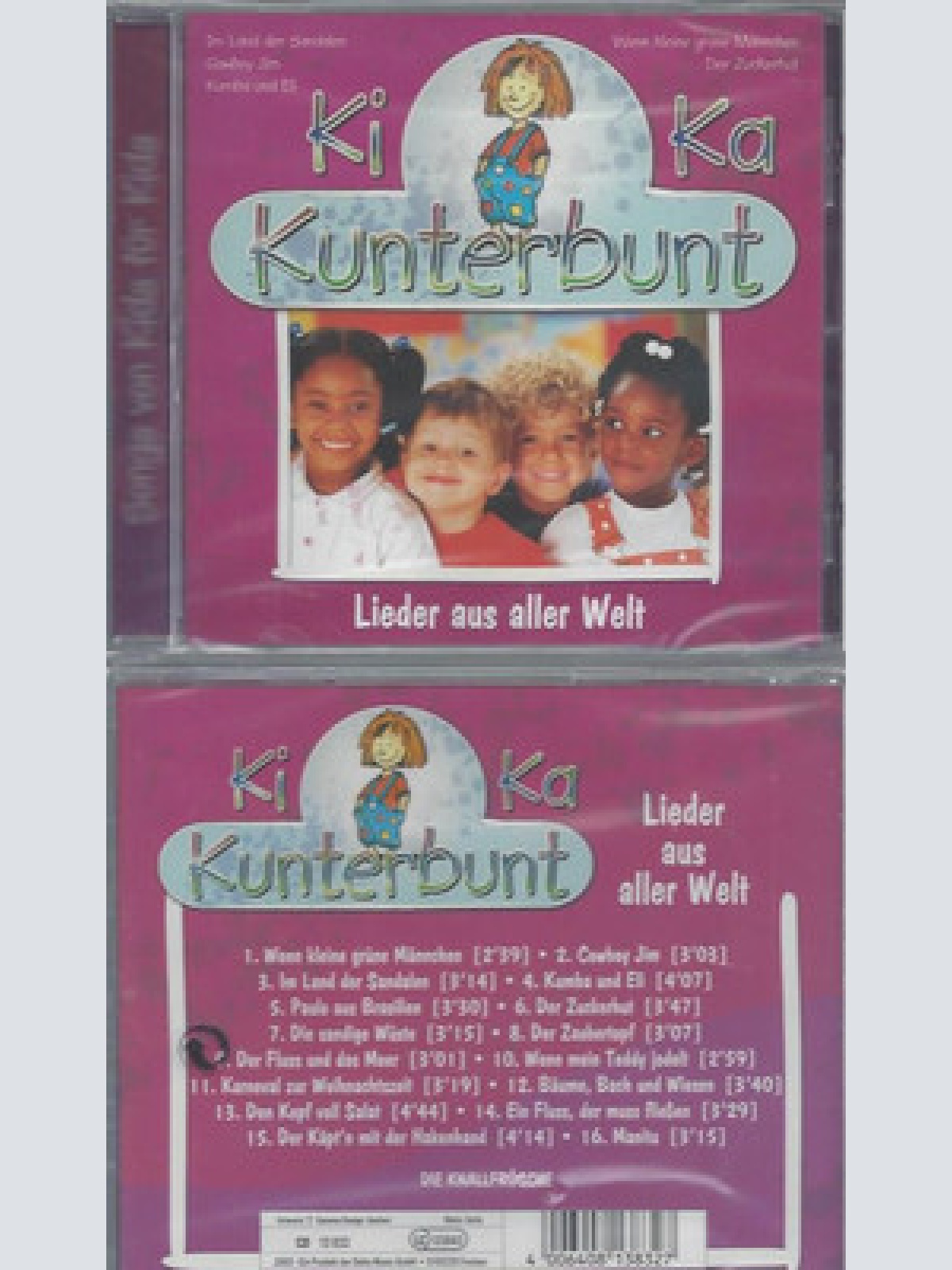 CD--NEU--KI KA KUNTERBUNT-LIEDER AUS ALLER WELT--SONGS FÜR KIDS