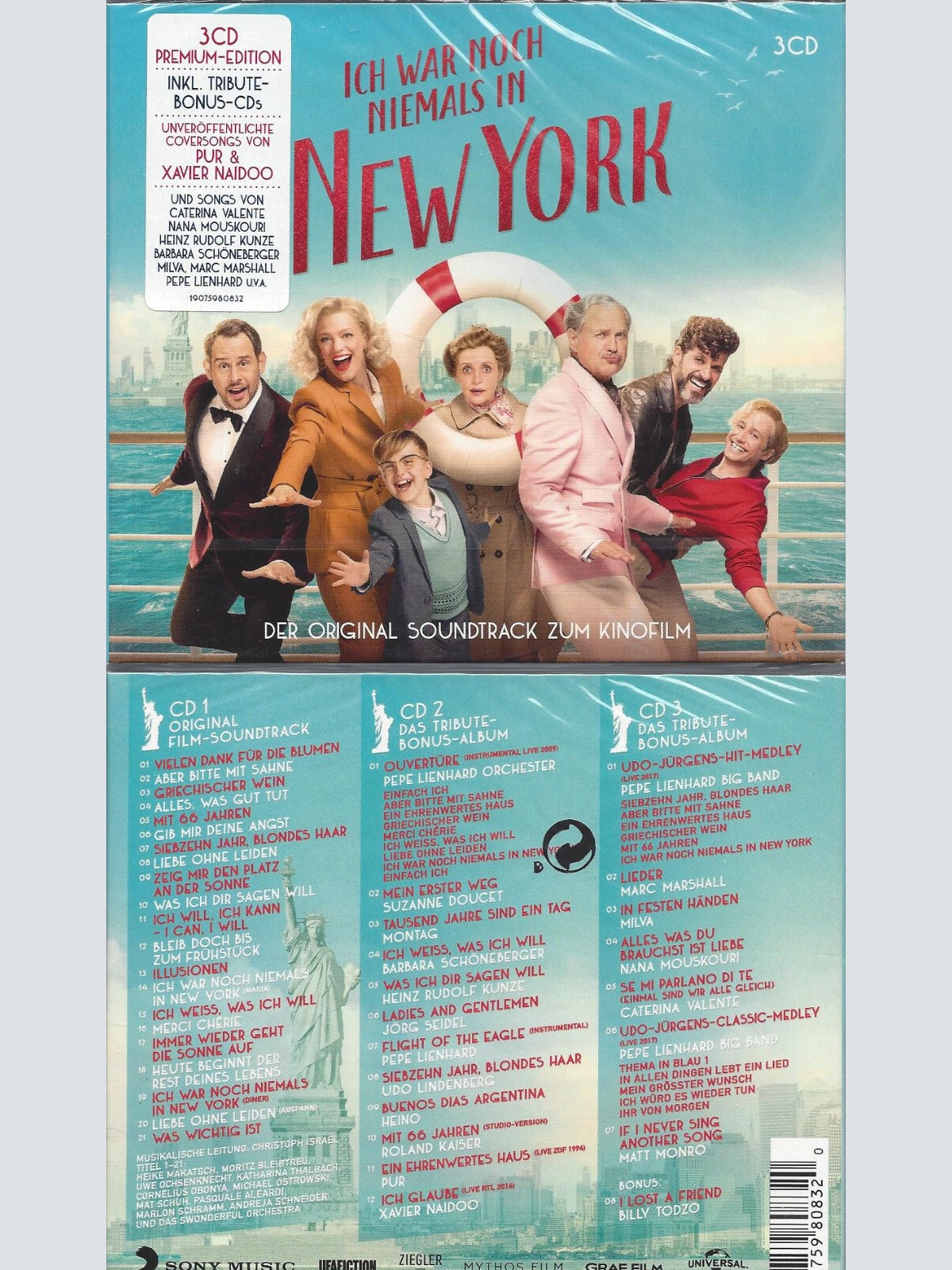 CD--Ich war noch niemals in New York (Premium-Box)  /  Ost   3 CDs