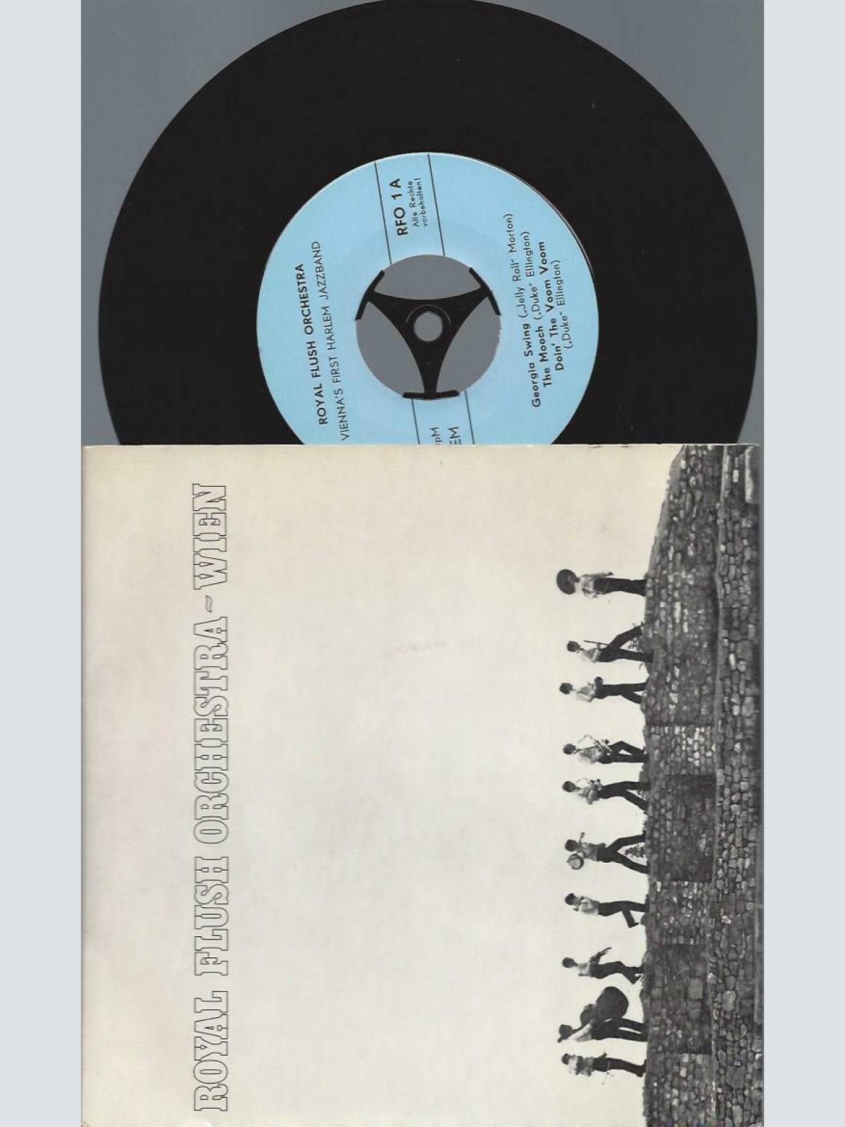 7"    Royal Flush Orchestra first Harlem Jazz Band