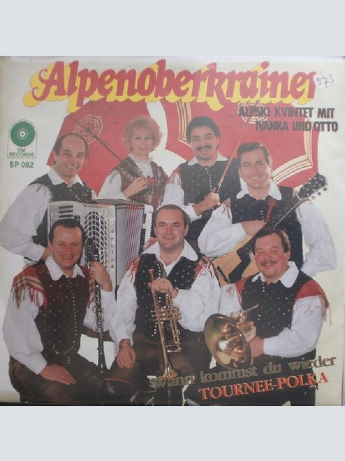 7", Single Alpenoberkrainer Mit Ivanka* Und Otto* - Tournee-Polka