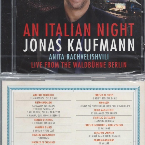 CD--An Italian Night - Live from the Waldbühne Berlin    Jonas Kaufmann,