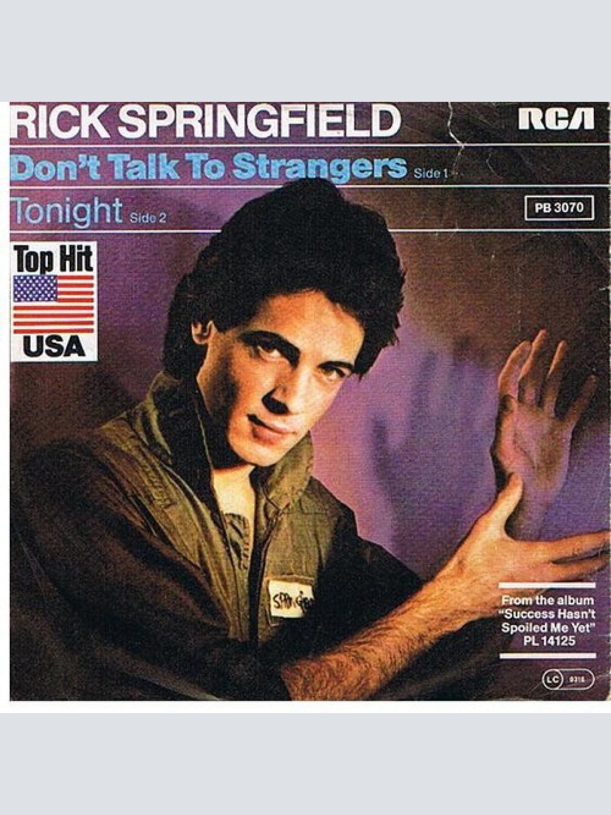 7", Single Rick Springfield - Don't Talk To Strangers