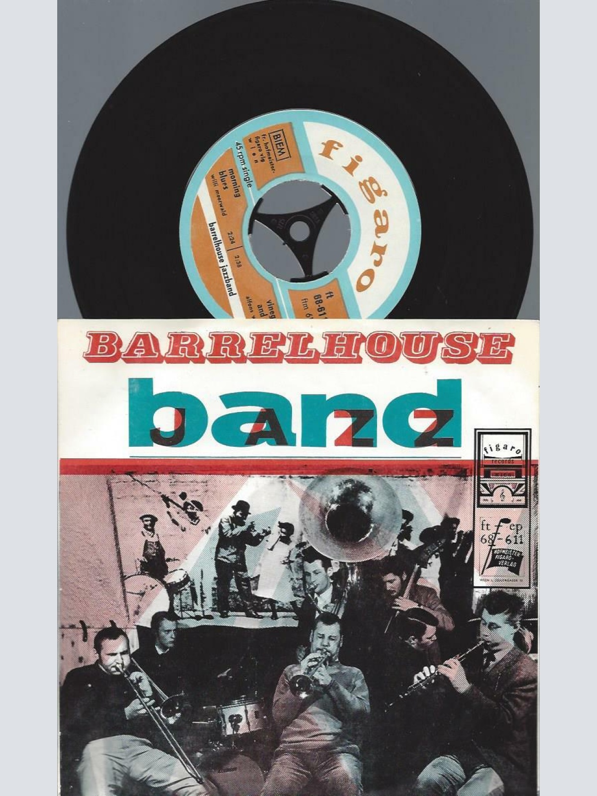 7"  Barrelhouse Jazzband // Mister sheik // basin street blues