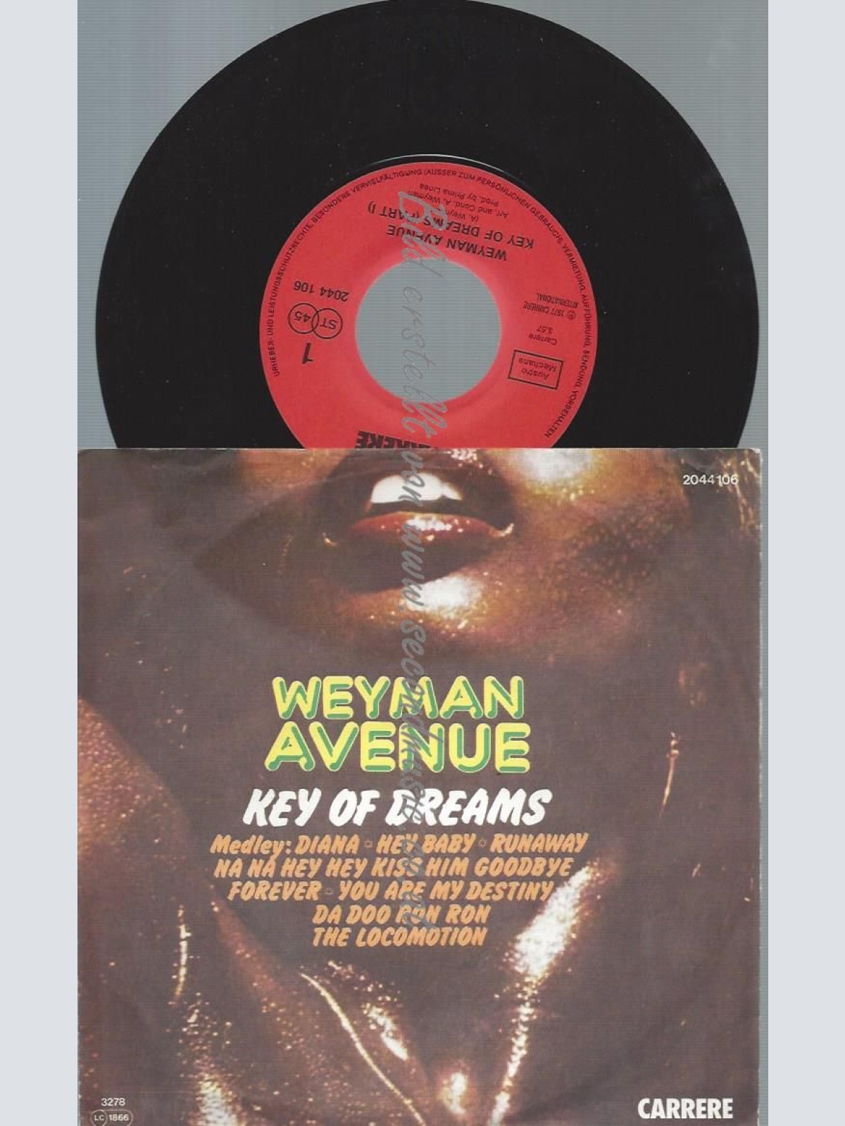 7"  Weyman Avenue  Key Of Dreams  //AT