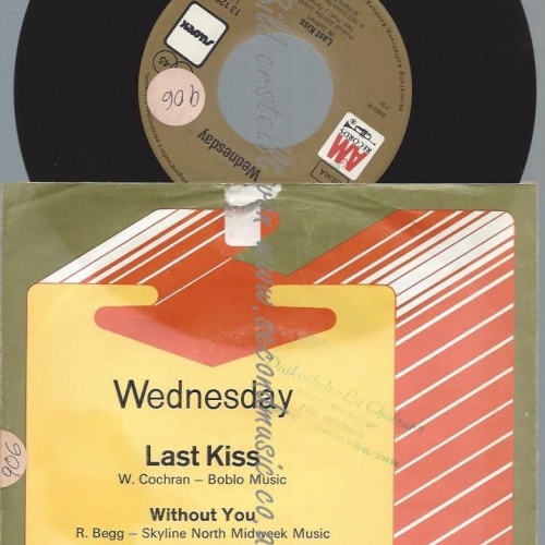 7" Wednesday   – Last Kiss /PROMO