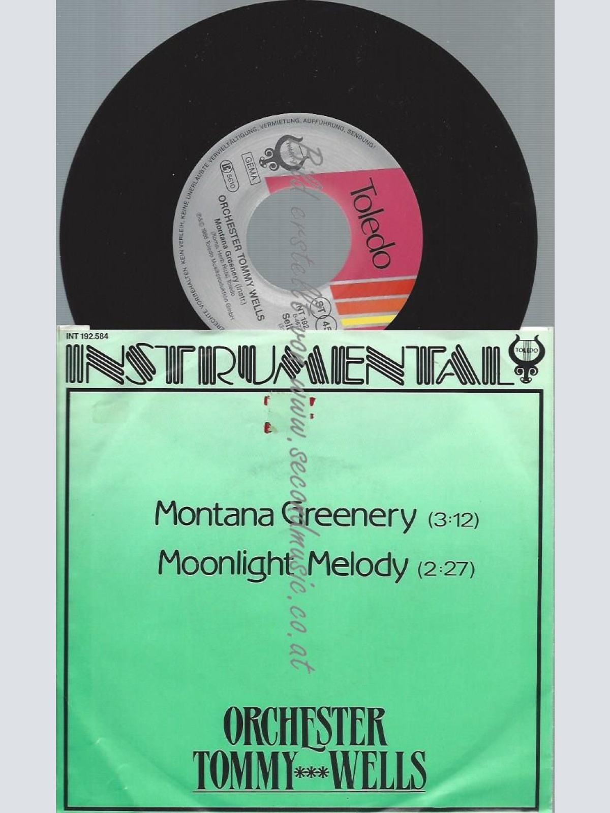 7"   Orchester Tommy Wells  Montana Greenery